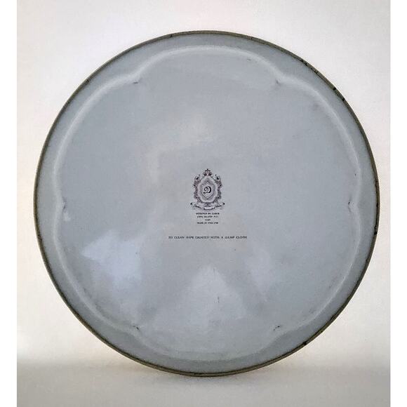 Tray-Tin-Vintage Daher Decorated Ware-Made in England-12.5 in-Gold Tone Trim - Picture 6 of 8